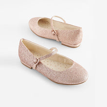 Load image into Gallery viewer, Pink Glitter Mary Jane Occasion Shoes (Older Girls)