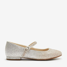 Load image into Gallery viewer, Ombre Gold / Silver Glitter Mary Jane Occasion Shoes (Older Girls)