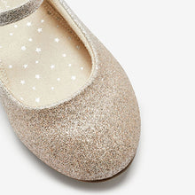 Load image into Gallery viewer, Ombre Gold / Silver Glitter Mary Jane Occasion Shoes (Older Girls)