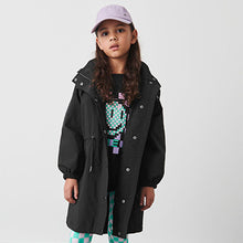 Load image into Gallery viewer, Black Waterproof Cagoule Jacket (3-12yrs)