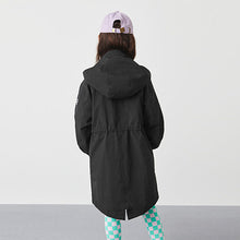 Load image into Gallery viewer, Black Waterproof Cagoule Jacket (3-12yrs)