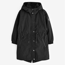 Load image into Gallery viewer, Black Waterproof Cagoule Jacket (3-12yrs)