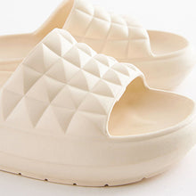 Load image into Gallery viewer, Off white Chunky 3D Geo Sliders (Older Girls)