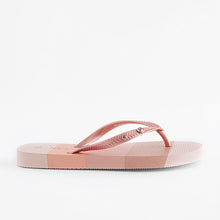 Load image into Gallery viewer, Multi Pink Stripe Flip Flop (Older Girls)