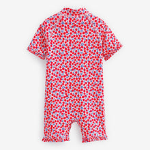 Load image into Gallery viewer, Red/White Sunsafe Swim Suit (3mths-5yrs)
