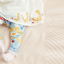 Load image into Gallery viewer, Lemon Yellow Duck Baby Top And Leggings Set (0mth-18mths)
