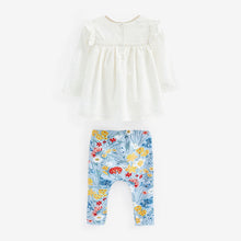 Load image into Gallery viewer, Lemon Yellow Duck Baby Top And Leggings Set (0mth-18mths)
