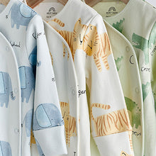 Load image into Gallery viewer, Multi Pastel Baby Character Sleepsuits 3 Pack (0-18mths)