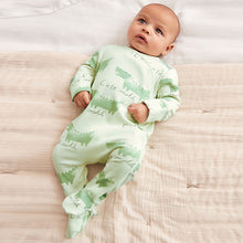 Load image into Gallery viewer, Multi Pastel Baby Character Sleepsuits 3 Pack (0-18mths)