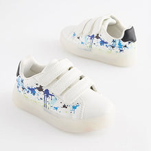 Load image into Gallery viewer, White Light-Up Trainers (Younger Boys)