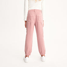 Load image into Gallery viewer, Pink TENCEL™ Cargo Trousers (3-12yrs)