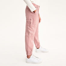 Load image into Gallery viewer, Pink TENCEL™ Cargo Trousers (3-12yrs)