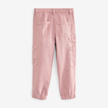 Load image into Gallery viewer, Pink TENCEL™ Cargo Trousers (3-12yrs)