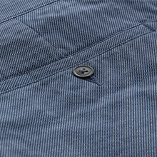Load image into Gallery viewer, Navy Texture Belted 100% Cotton Chino Shorts