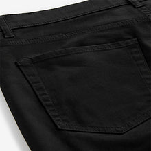 Load image into Gallery viewer, Black Slim Motionflex 5 Pocket Chino Shorts