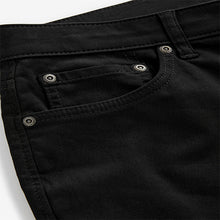 Load image into Gallery viewer, Black Slim Motionflex 5 Pocket Chino Shorts