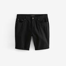 Load image into Gallery viewer, Black Slim Motionflex 5 Pocket Chino Shorts