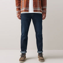 Load image into Gallery viewer, Dark Ink Blue Straight Coloured Stretch Jeans