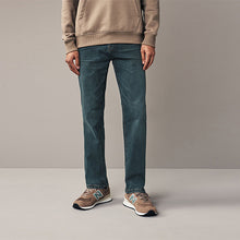 Load image into Gallery viewer, Dark Blue Tint Straight Coloured Stretch Jeans