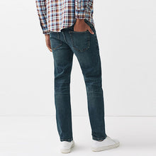 Load image into Gallery viewer, Dark Blue Tint Straight Coloured Stretch Jeans
