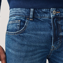 Load image into Gallery viewer, Blue Wash Slim Fit Classic Stretch Jeans