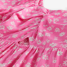 Load image into Gallery viewer, Pink Ditsy Cut-Out Detail Playsuit