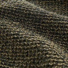 Load image into Gallery viewer, Khaki Green Crew Neck Textured Knitted Jumper