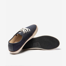 Load image into Gallery viewer, RIVERRA Men's Sneakers In Navy Canvas