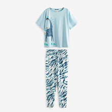 Load image into Gallery viewer, Blue Zebra Cotton Pyjamas