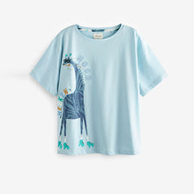 Load image into Gallery viewer, Blue Zebra Cotton Pyjamas