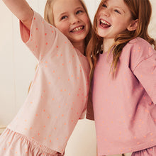 Load image into Gallery viewer, Pink Bright Heart Short Pyjamas 2 Pack (4-12yrs)