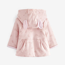 Load image into Gallery viewer, Pink Hooded Baby Jacket (0mths-18mths)