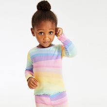 Load image into Gallery viewer, Rainbow Long Sleeve Rib T-Shirt (3mths-6yrs)