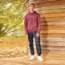 Load image into Gallery viewer, Navy Blue Regular Tapered Fit Stretch Utility Cargo Trousers