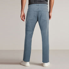 Load image into Gallery viewer, Whashed Blue Slim Fit Coloured Stretch Jeans