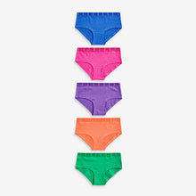 Load image into Gallery viewer, Bright Rainbow Hipster Briefs 5 Pack (2-12yrs)