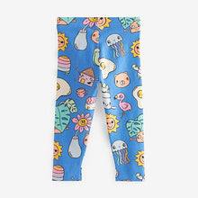 Load image into Gallery viewer, Cobalt Blue Character Leggings (3mths-6yrs)