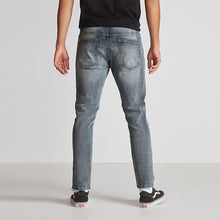 Load image into Gallery viewer, Vintage Grey Slim Fit Essential Stretch Jeans