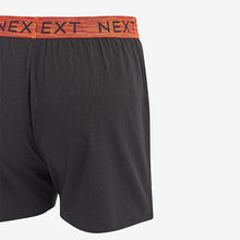Load image into Gallery viewer, Black Marl Bright Waistband Jersey Boxers