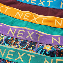 Load image into Gallery viewer, Red/ Blue Rich Paisley Hipsters 4 Pack