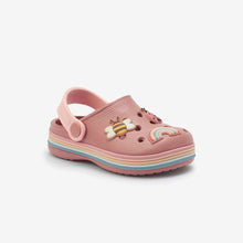 Load image into Gallery viewer, Pink Character Clogs With Ankle Strap (Younger Girls)