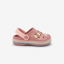 Load image into Gallery viewer, Pink Character Clogs With Ankle Strap (Younger Girls)