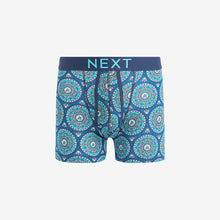 Load image into Gallery viewer, Medallion Print A-Front Boxers 4 Pack