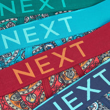 Load image into Gallery viewer, Medallion Print A-Front Boxers 4 Pack