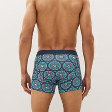 Load image into Gallery viewer, Medallion Print A-Front Boxers 4 Pack