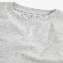 Load image into Gallery viewer, Grey Marl Regular Fit Short Sleeve T-Shirt (3-12yrs)