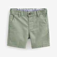 Load image into Gallery viewer, Khaki Green Chino Shorts (3mths-6yrs)