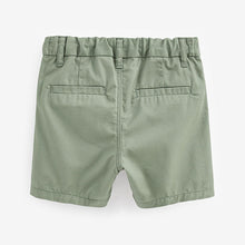 Load image into Gallery viewer, Khaki Green Chino Shorts (3mths-6yrs)