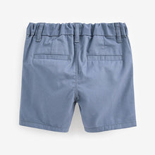 Load image into Gallery viewer, Mid Blue Chino Shorts (3mths-6yrs)