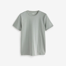 Load image into Gallery viewer, Grey Silver Regular Fit Essential 100% Cotton Crew Neck T-Shirt